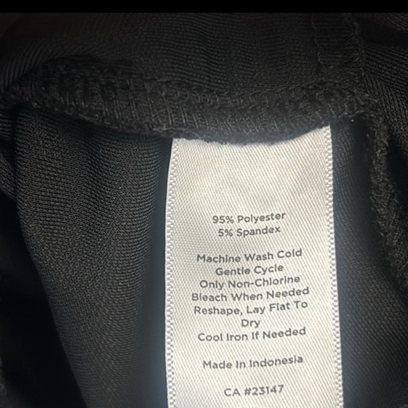 Talbots Plus Size Wrap Black Long Sleeve Stretchy Plunge Neckline Draped… - Picture 4 of 6